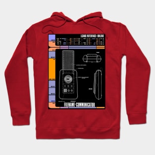 Computer Readout Showing TOS Communication Device Hoodie